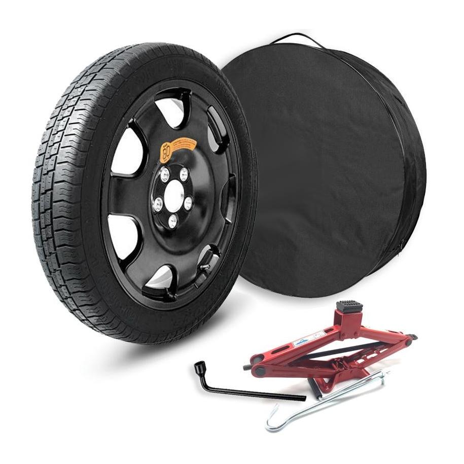 KIT RUOTINO LEGA 18 KRL0095 - 125/70R18 (DIM 63X63X13) ACCESSORI INCLUSI (CRICK/CHIAVE/SACCA)