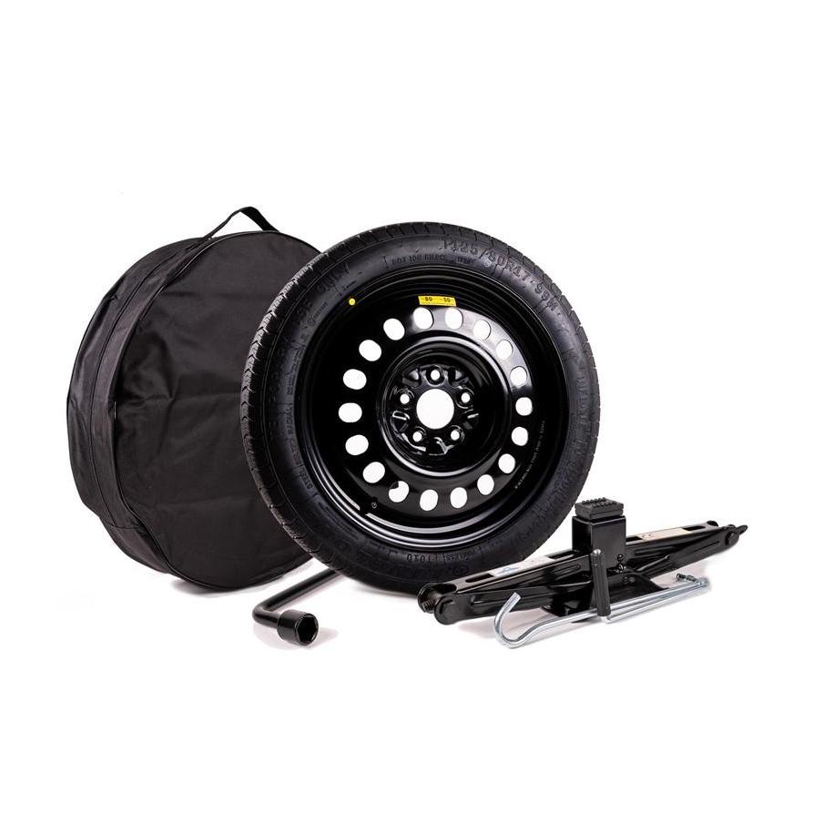 KIT RUOTINO FERRO 16 KRF0006 - 125/80R16 (DIM 61X61X13) ACCESSORI INCLUSI (CRICK/CHIAVE/SACCA)